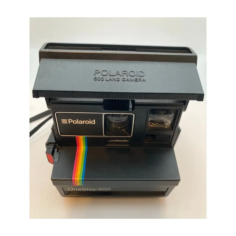 Polaroid One Step 600 Film Instant Camera Vintage Retro Black Untested